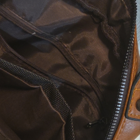 WEIXIER Vintage Tan Camel Shoulder Spacious Multi-Pocket Office Travel Bag - Picture 6 of 10